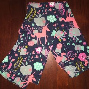 Unicorn legging and infinity scarf